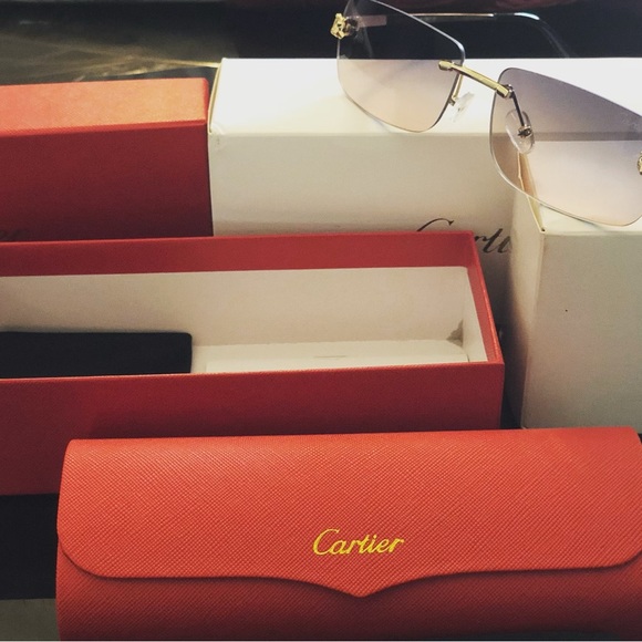 COPY - COPY - Big C Black Cartier Glasses - Picture 5 of 10